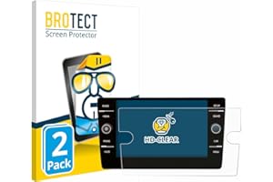 brotect Screen Protector compatible with Volkswagen Golf 7 2019 Discover Media 8" (2 Pack) - HD-Clear Protection Film