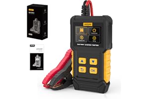 AUTOOL Bilbatteritestare 12V 24V, 30-2000CCA Batteritestare Laddningssystem, Testverktyg Auto Generator Analysator Digital Ba