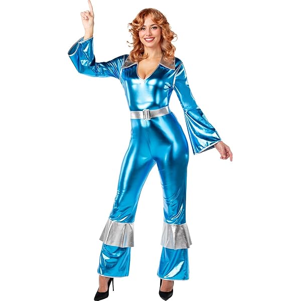 Amscan Hippie Tanzkönigin Kostüm Für Damen – 60er Jahre Outfit Mit Stirnband & Halskette