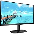 AOC Monitor Italia 24B2XH LED da 23.8" IPS, FHD, 1920 x 1080, 75 Kz, VGA, HDMI, Nero