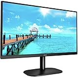 AOC Monitor Italia 24B2XH LED da 23.8" IPS, FHD, 1920 x 1080, 75 Kz, VGA, HDMI, Nero