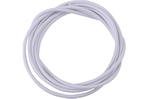 Yosoo White Brake Cable Housing, 5mm Brake Cable Outer Casing, Bicycle Brake Cable, 4mm Bike Shifting Housing Wires for Road MTB Replacement, 3 Meters(White)