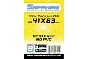 Red Glove - 100 Sapphire Sleeves Yellow 41x63 SPYELLOW