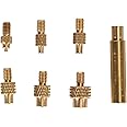 Denash Heat Set Insert Tips, Universal 936 Soldering Iron Tips for Threaded Inserts M2 M2.5 M3 M4 M5 M6 M8, 3D Printer Parts