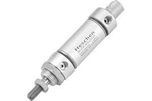 Heschen Pneumatico Sottile Cilindro dell' Aria, MAL 25-25, PT1/8'' Porta, Alesaggio 25mm, Corsa 25mm, Doppio Effetto
