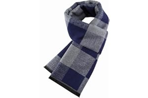 Ueither Uomo Sciarpa Autunno Invernale Sciarpa Termica Calda Morbida Sciarpa Casual Business