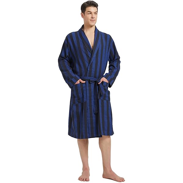 PrinStory Badjassen voor dames, lichte kimono, badjas met 3/4 mouwen, lange nachtkleding, casual, loungewear, saunamantel, XL