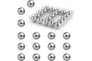 Mardatt 15 stycken 16 mm stålkulor, kullagerkulor, precision metallkulor, metrisk lagerstål