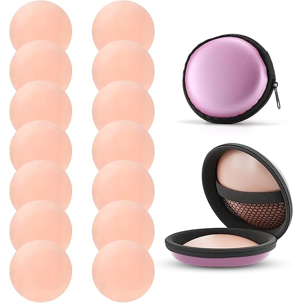 Reggiseno Adesivo In Silicone Push Up - 2 Coppe Riutilizzabili + 5 Copricapezzoli USA E Getta