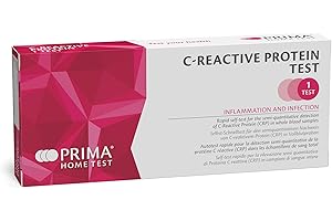 PRIMA Home Test - Test Proteina C-Reattiva (PCR) - Segnala Valori Alti o Bassi