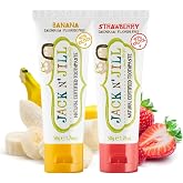 Jack N' Jıll Jack N Jill Doğal Sertifikalı Diş Macunu - &Ccedil;ilek &amp; Muz 2'Li Paket (2X50G)