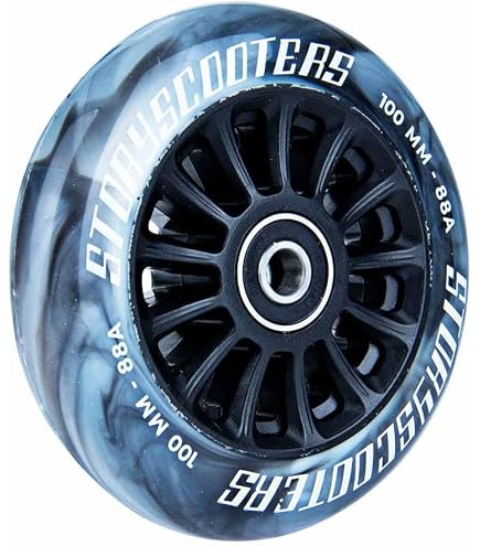 Freestyle Roues De Trottinette Freestyle YANGUN - 100mm, Roulements ABEC-9 - Pour Tricks Et Remplacement Roue De Trottinette