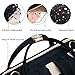 HEYI Diaper Bag Backpack Travel Large Spacious Tote Shoulder Bag Organizer (Gray-Black)