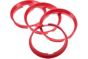 PGONA RKC Zentrierringe 76,9 x 72,6 mm Kirschrot ABS Kunststoff Nabenkappen Made in Germany