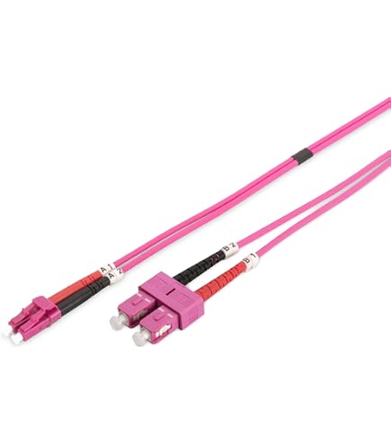 Cavo Fibra Ottica Multimodale OM2 12 Metri – LC To LC, 50/125, Arancione, Per Reti Gigabit E Data Center