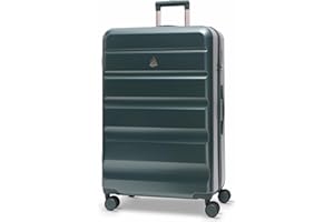 Aerolite Large 28in 100L Lightweight ABS Hard Shell 4 Wheel Spinner Travel Hold Checked Check in Luggage Suitcase (Green)