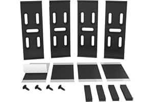 EUROSNAP SnapcliXxX Kennzeichenhalter Rahmenlos für 2 Kennzeichen ÖSTERREICH - Inklusive Montageanleitung - rahmenlose Kennzeichenhalter - Kennzeichenhalter Österreich - Nummernschildhalterung Auto