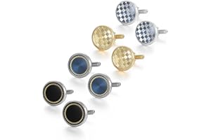 Wynameleri Father of The Bride Cufflinks for Men, Fathers Day Present best Man Silver Cufflinks for Men Wedding, Personalised Cufflinks Mens Set, Father's Day/Valentine Day Pre-sents