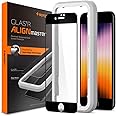 Spigen AlignMaster Full Coverage Tempered Glass Screen Guard Protector for iPhone SE 2022/2020 and iPhone 8/7 - 1 Pack
