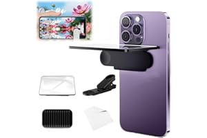 OIXYAZ Spiegeleffekt-Objektiv, Spiegelreflex-Clip-Set Für Smartphone-Kameras, Verstellbare Spiegelreflexion Für Handykameras – Halten Sie Atemberaubende Spiegelungen Sofort Fest