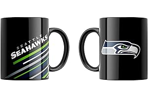 Great Branding Seattle Seahawks NFL Classic Mug (330 ml) Stripes Tasse - Stk