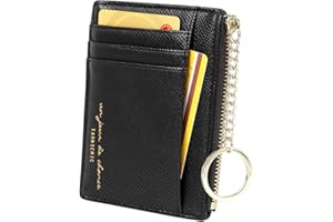 Cynure Damen 8 Karten Slim Minimalist Card Holder Coin Changes Purse Front Pocket Wallet B07VXC7YQ8