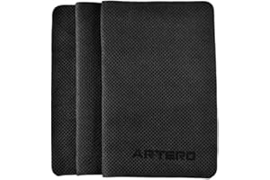 Artero Panno Ultra Assorbente per Cani Ionizzati e Carbonio. Riduce del 50% Il Tempo di Asciugatura