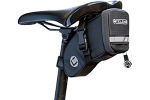 UBORSE Bolsa de Sillín de Bicicleta Bolsa de Cola de Bicicleta Impermeable Accesorios de Ciclismo al Aire Libre con Correa Bolsa de Herramientas para Bicicleta MTB de Carretera de Montaña