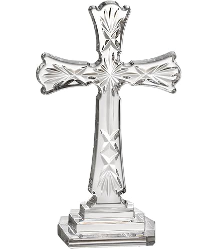 Lot # 75 Waterford Marquis selah crystal cross 7 in tall - Florida’s