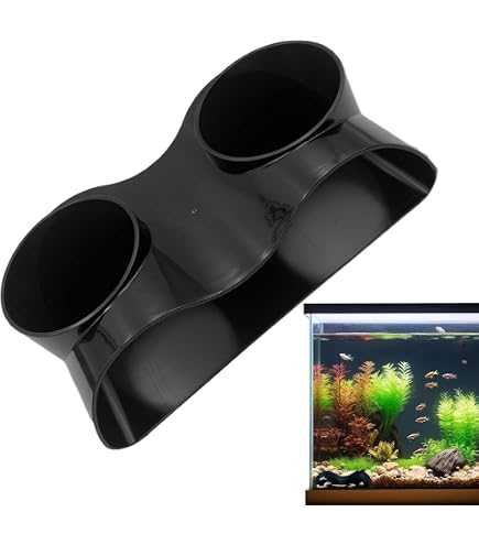 Lot De 2 Grottes Pour Aquarium - Cachettes Pour Crevettes Et Petits Poissons - ABS Marron - Facile à Nettoyer