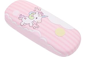 Healifty Brillenetui Mädchen Tragbares Cartoon Muster Anti-Druck Brillenbox Hartschale Schutzetui Für Sonnenbrille Und Brille Aufbewahrung Reise Geschenk