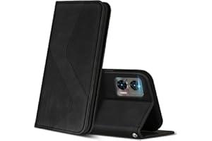 ZONNAVI Cover per Motorola Edge 30 Neo/Edge 30 Lite, Flip Custodia Pelle PU con [Slot Cart] [Supporto Stand], Cover a Libro Portafoglio per Motorola Moto Edge 30 Neo/Edge 30 Lite (Nero)