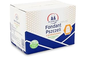 CENTRUM PSZCZELARSKIE ŁUKASIEWICZ Bienenfutter - Zucker-Teig - Zucker-Paste - Landwirtschaftliches Zubehör - Natürliche Produkte - Imkerei - Honig - Bienenhaltung - Futterteig mit Präbiotikum 15 kg