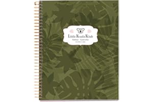 MIQUELRIUS 47988 Cahier à spirale A6 Couverture rigide 120 feuilles quadrillage intérieur 4 couleurs Jordi Labanda Klub Koala