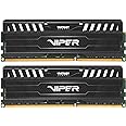 Patriot 16GB(2x8GB) Vier III DDR3 1600MHz (PC3 12800) CL9 Desktop Memory With Black Mamba Heatsink - PV316G160C9K