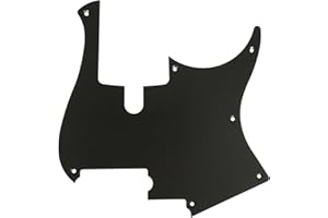 HEMIOLA Pickguard for Yamaha BB Series Bass Guitars, Matte Black Anodized, Compatible with 4 String BB234/434/734A/P34 Models, 1 Unit