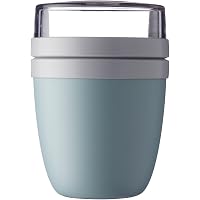 Pot à déjeuner Ellipse - Nordic pink - bol à muesli pratique 500 ml, pot à yaourt, boîte à Pot à déjeuner Ellipse - Nordic pink - bol à muesli pratique 500 ml, pot à yaourt, boîte à