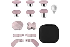 GOPIIPHON 13 in 1 Component Pack Kit for Xbox Elite Series 2 Controller Metal Thumbsticks Replacement for Elite Series 2 Accessories Compatible with Xbox Elite Wireless Controller Series 2 Core (Rosebrown)