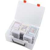 Saichotoy Ticaret Kartı Saklama Kutusu: 800+ Pokemon, MTG, Yugioh, TCG Kartları i&ccedil;in 11 Bireysel Başlangı&ccedil; G&uuml;verte Kutusu ile