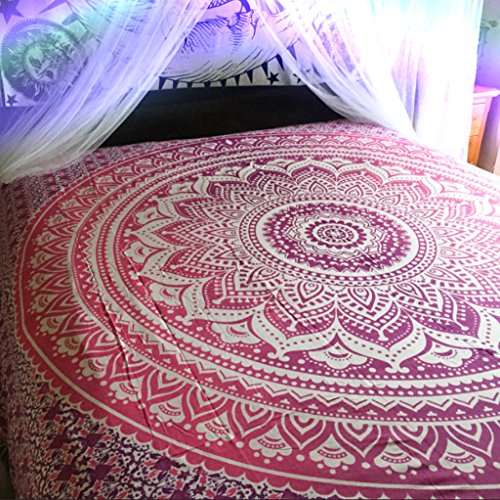 Tapisserie, Hippie-Mandala, zum Aufhängen an der Wand, Wandbild, indisches Motiv - 2