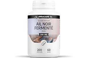 GPH DIFFUSION Ail Noir Fermenté - 250mg - 200 gélules - Allium sativum L.