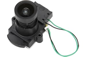 Obiettivo per Telecamera CCTV 8MP SatcOp Grandangolo Fisso CS-mount, TV-mount Plastica Colore Riduce la Distorsione Resa Cromatica Universale a Colori per Telecamera di Sicurezza