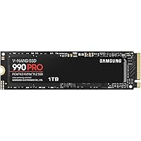 Samsung 990 PRO NVMe M.2 SSD , 1 TB, PCIe 4.0, 7.450 MB/s Lesen, 6.900 MB/s Schreiben, Interne SSD für Gaming und Videobearbe