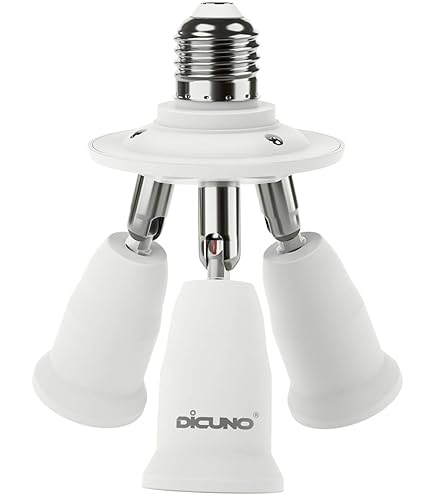 INTIRILIFE E27 naar E14 lampvoet adapter in wit - 4x lampadapter voor het omvormen van