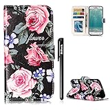 Image de BtDuck Kompatibel mit Handyhülle Samsung Galaxy S6 Hülle Leder Ultra Slim Dünn Weich Tasche Bunt