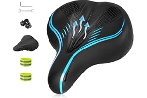 LIBERSHINE Sillin Bicicleta Comfort, Hombres Mujeres Sillín de Bicicleta, Sillín Bicicleta Cómodo Impermeable, Cojín de Asiento de Bicicleta, Profesional Sillín de Montar de Bicicleta para MTB, Urbana, Carretera