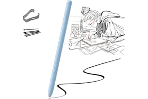 PEIDOG Galaxy Tab S6 Lite S Pen Ersatz für Samsung Galaxy Tab S6 Lite (EJ-PP610), Galaxy Tab S6 Lite Eingabestift Ersatz S Pen + Ersatzspitzen/Spitzen,ohne Bluetooth (Angora Blue)