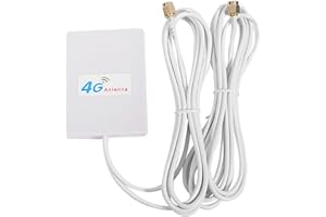 Fumooa Antenna WiFi 4G/3G 28Dbi LTE Amplificatore Di Segnale - Antenna Di Rete A Banda Larga (SMA)