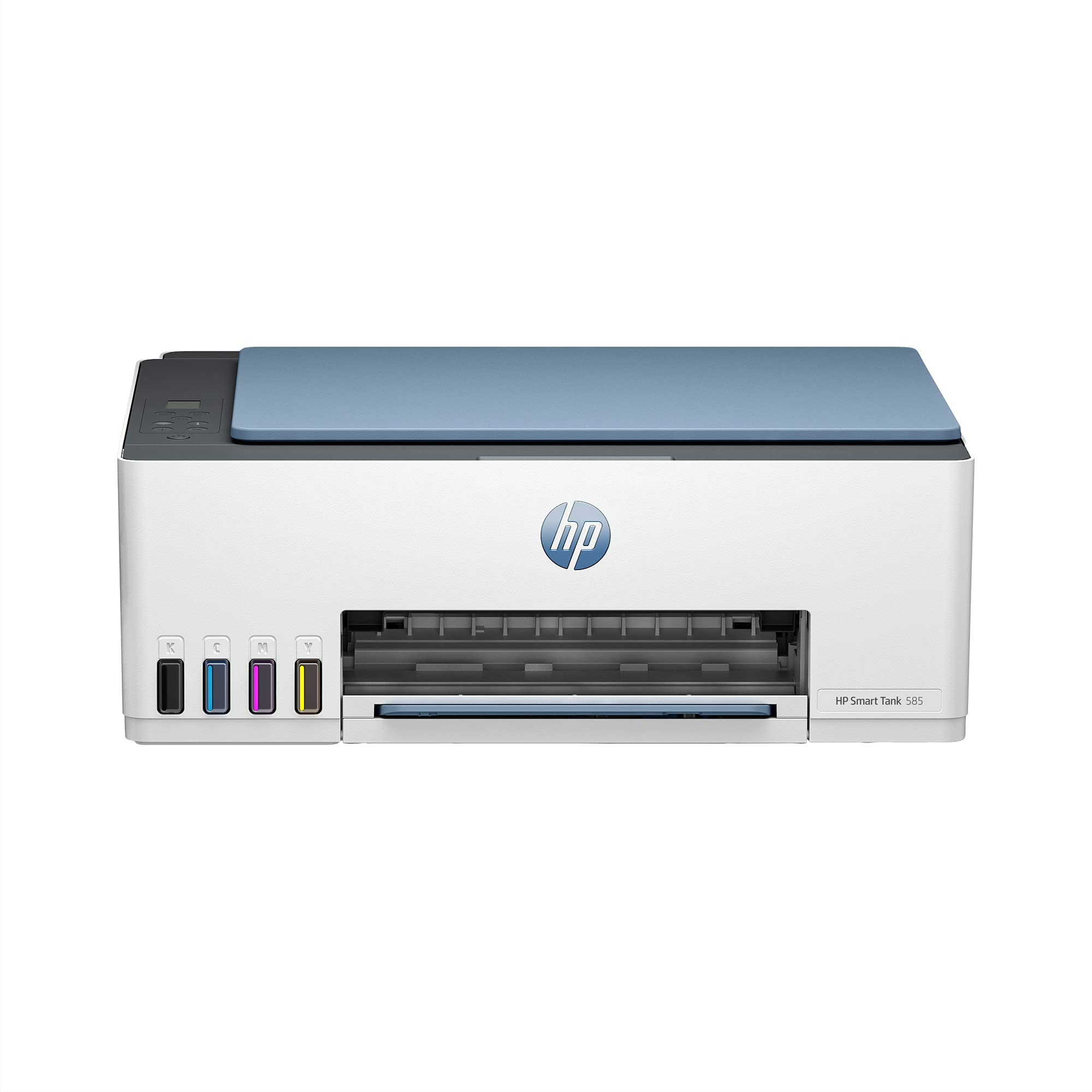 HP Smart Tank 585 All-in-one WiFi Colour Printer (Upto 6000 Black and 6000 Colour Pages Included in The Box). - Print, Scan &