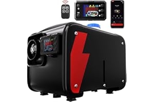 HCALORY 12V/24V Riscaldatore di parcheggio Diesel, 8KW riscaldatore Diesel Portatile con Display LCD Bluetooth App per Auto Camion Barca Autobus Camper